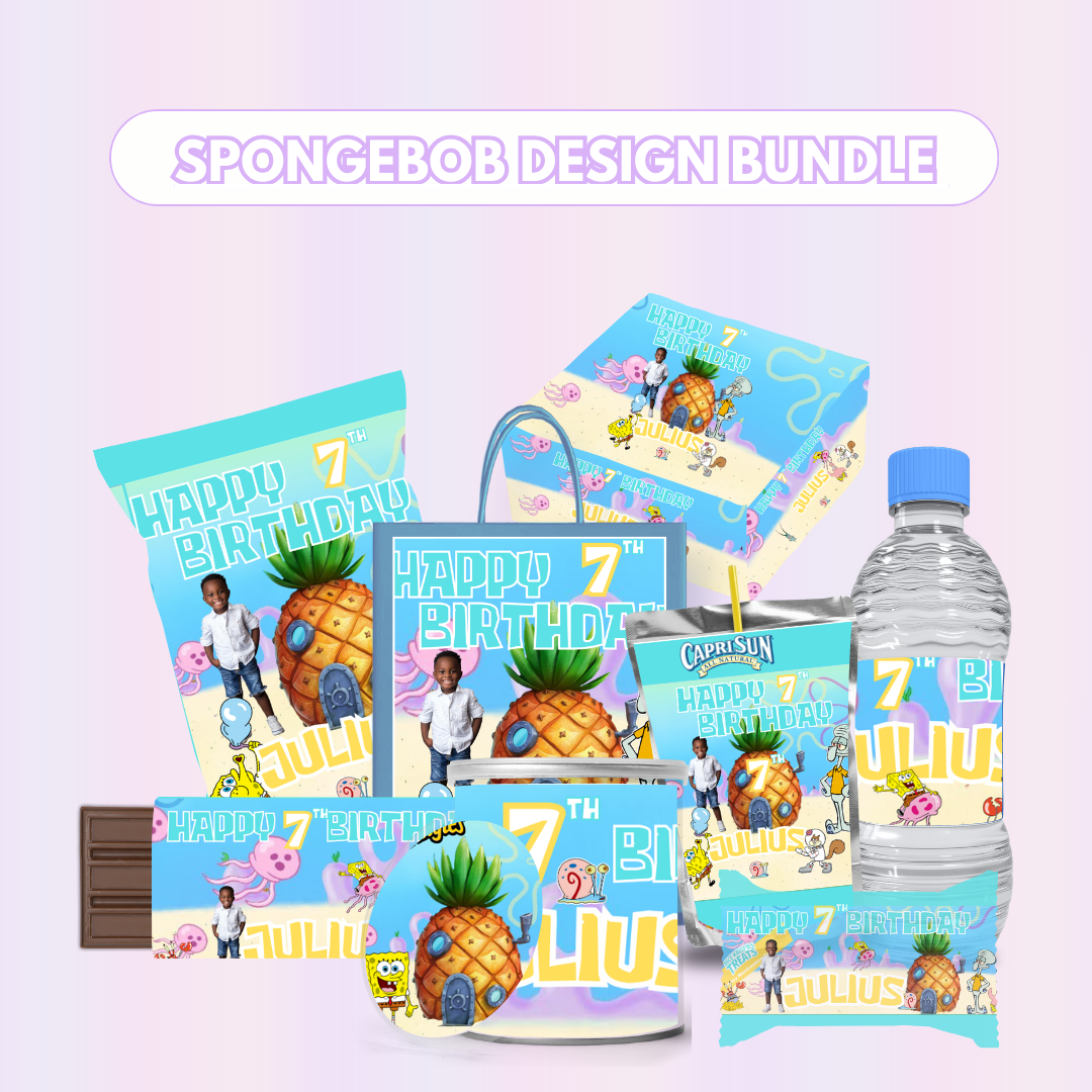Sponge Party Favor Design Bundle