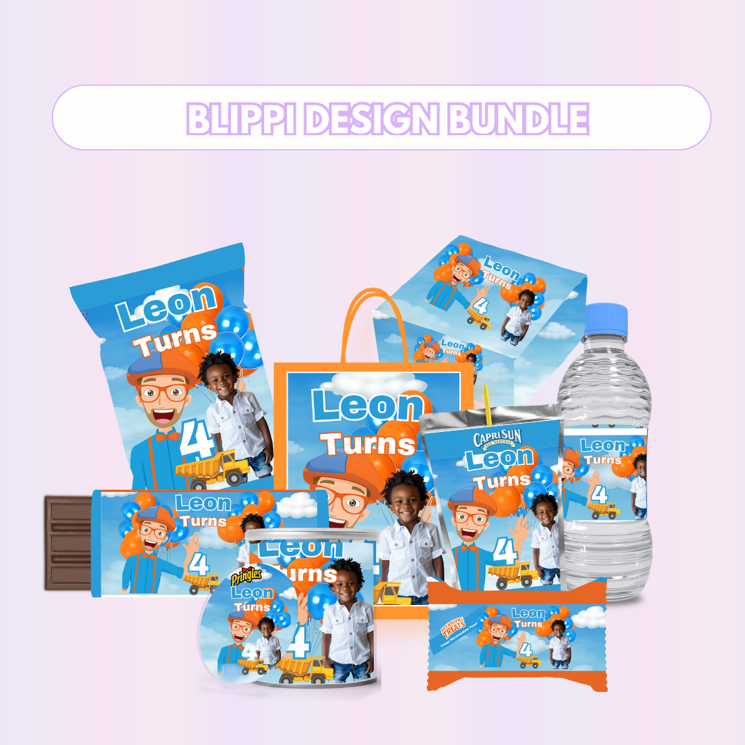 Boy Party Favor Design Bundle