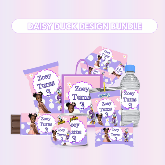 Daisy Duck Pary Favor Design Bundle