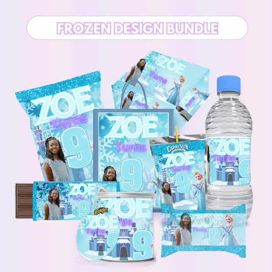 Frozen Party Favor Design Bundle