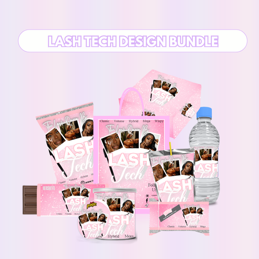 Lash Tech Party Favor Design Bundle