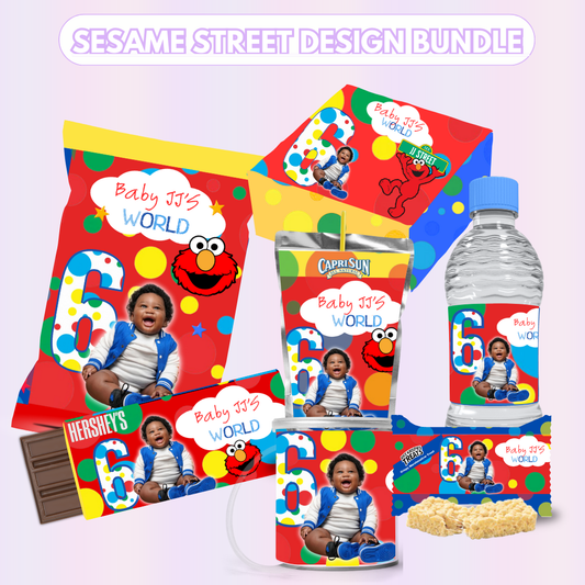 Sesame Street Party Favor Design Bundle